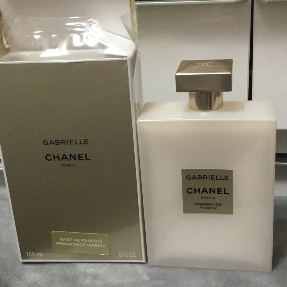 CHANEL Gabrielle skin base in Cream and Gold Colors